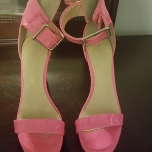 Hot Pink Patent Leather Pumps
